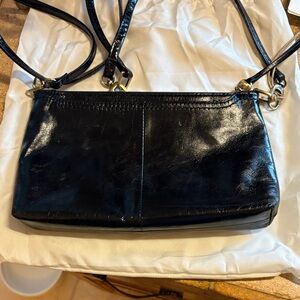 HOBO Black Leather Crossbody Bag